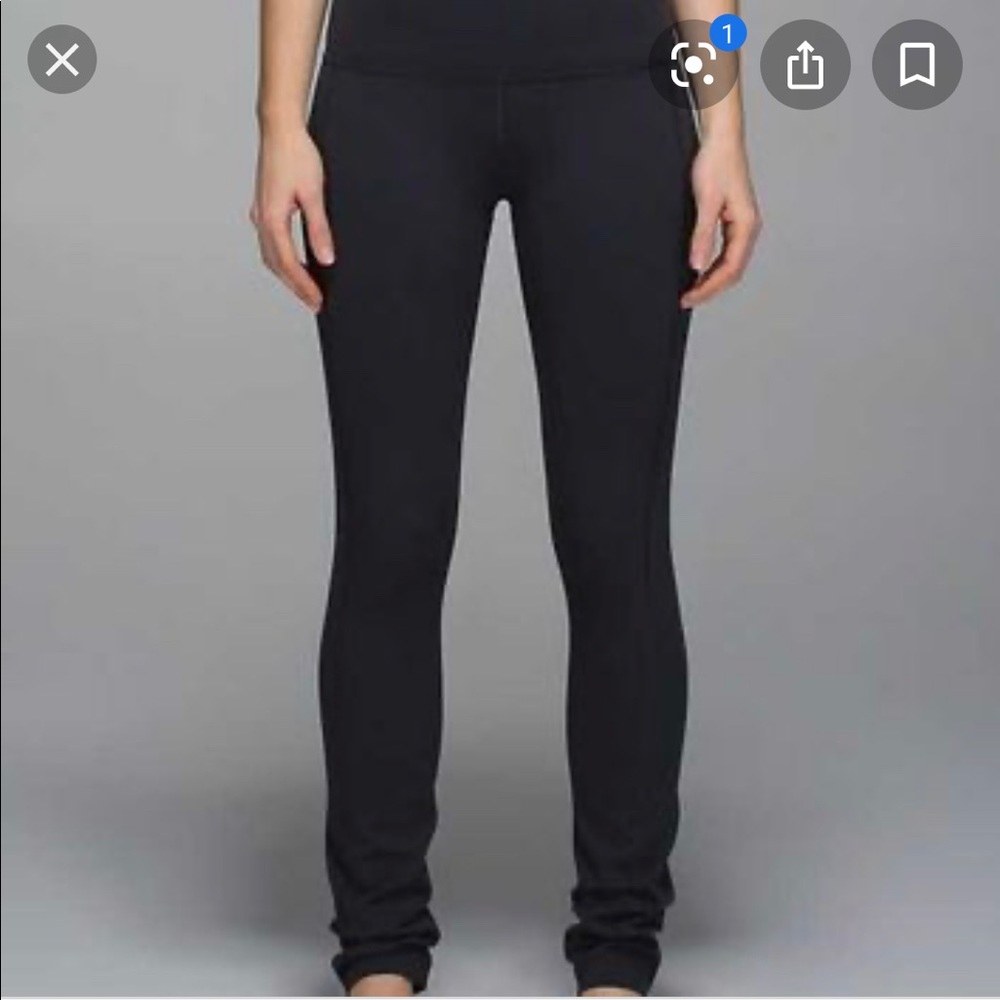 Lululemon skinny groove pant